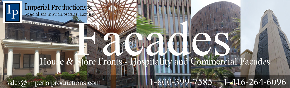 Facades for Homes, Offices, Religious and public buildings